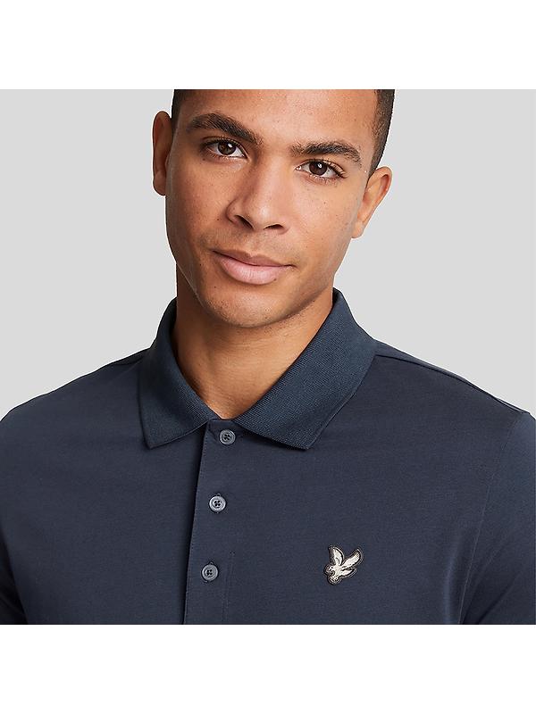 Lyle & Scott Men's Cotton Polo Shirt - Midnight Navy Image 5
