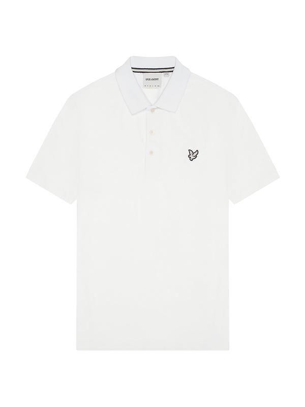 Lyle & Scott Men's Cotton Polo Shirt - White Image 1