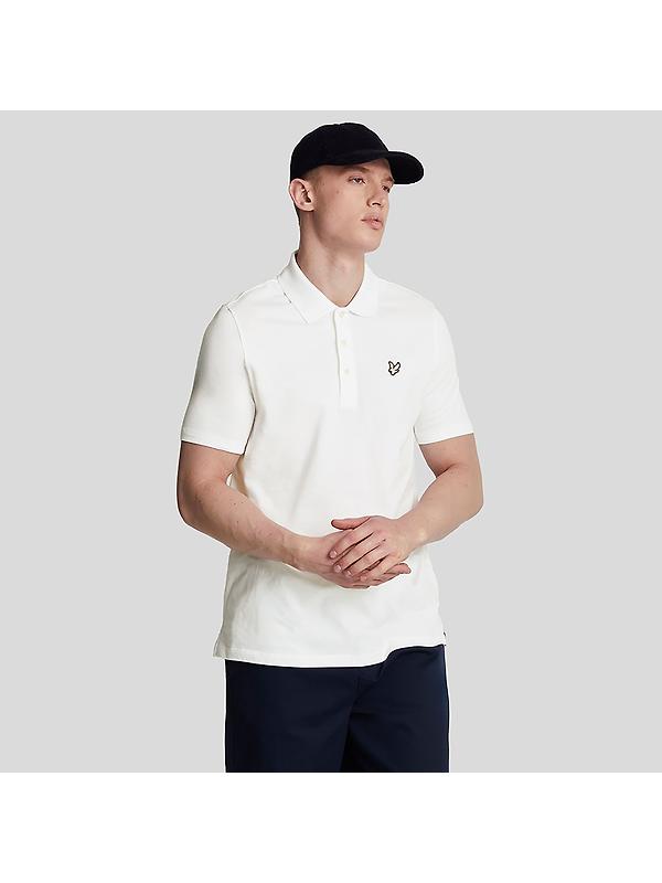 Lyle & Scott Men's Cotton Polo Shirt - White Image 2