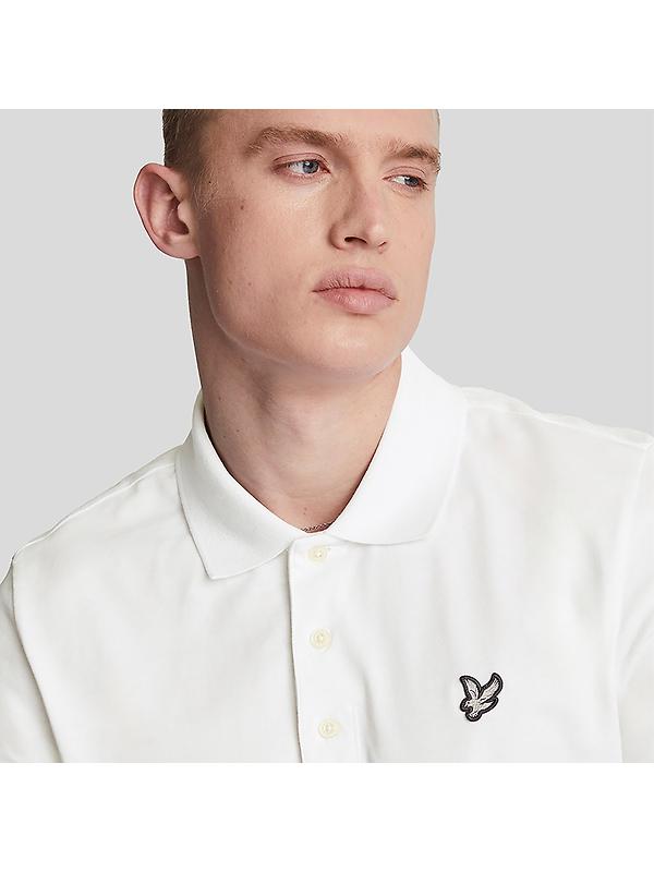 Lyle & Scott Men's Cotton Polo Shirt - White Image 5