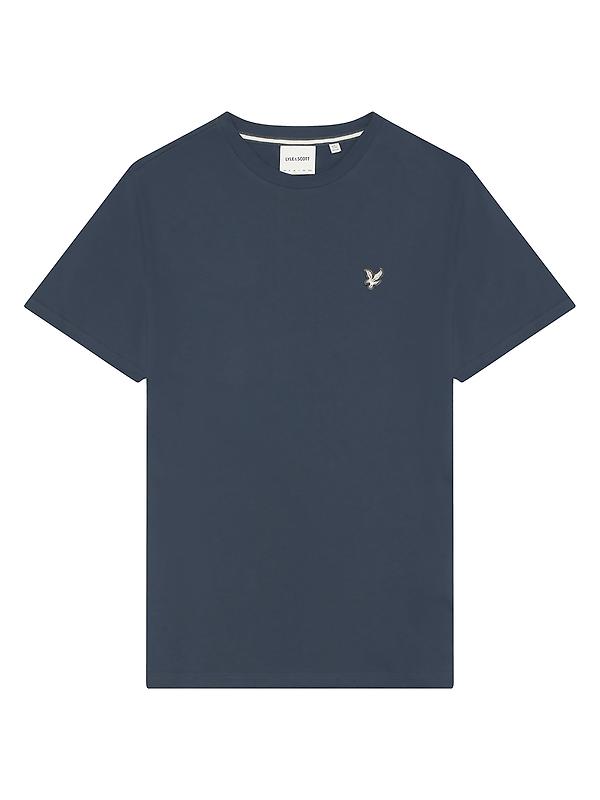 Lyle & Scott Men's Premium Cotton Crewneck T-Shirt - Midnight Navy Product Image
