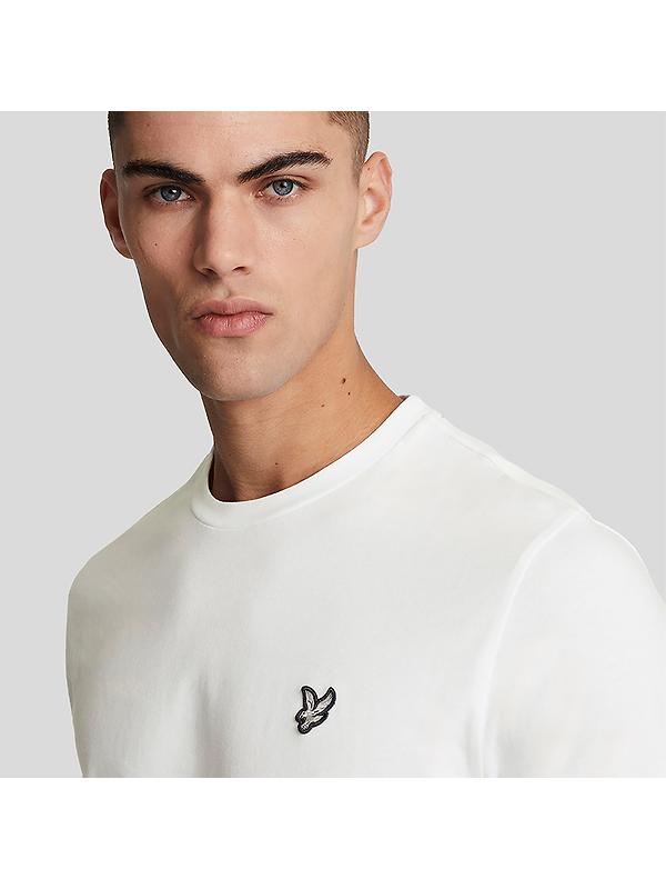 Lyle & Scott Men's Premium Cotton Crewneck T-Shirt - White Image 5
