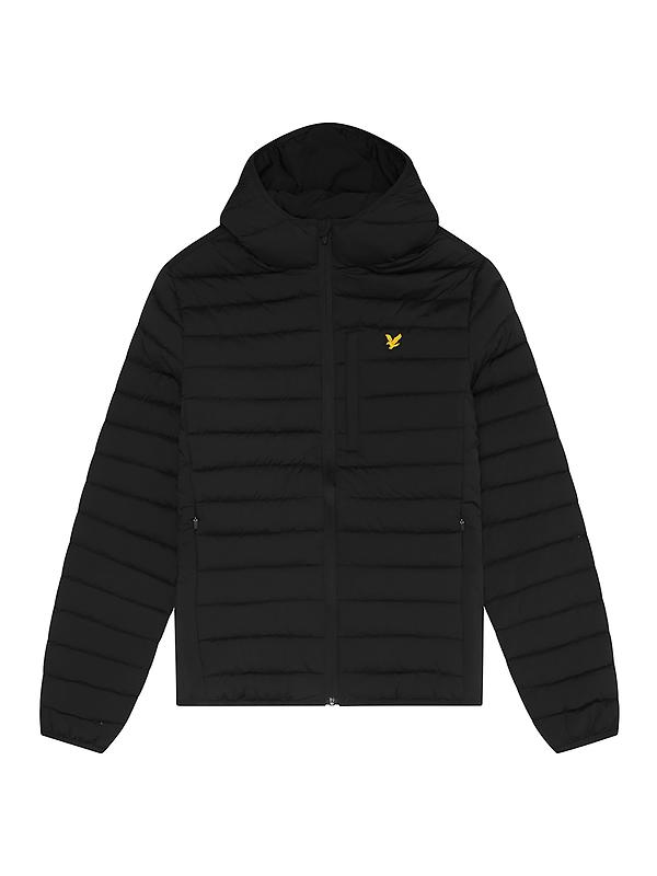 Product image of Lyle & Scott Men's Sports Stretch Lightweight Quilted Jacket - Jet Black