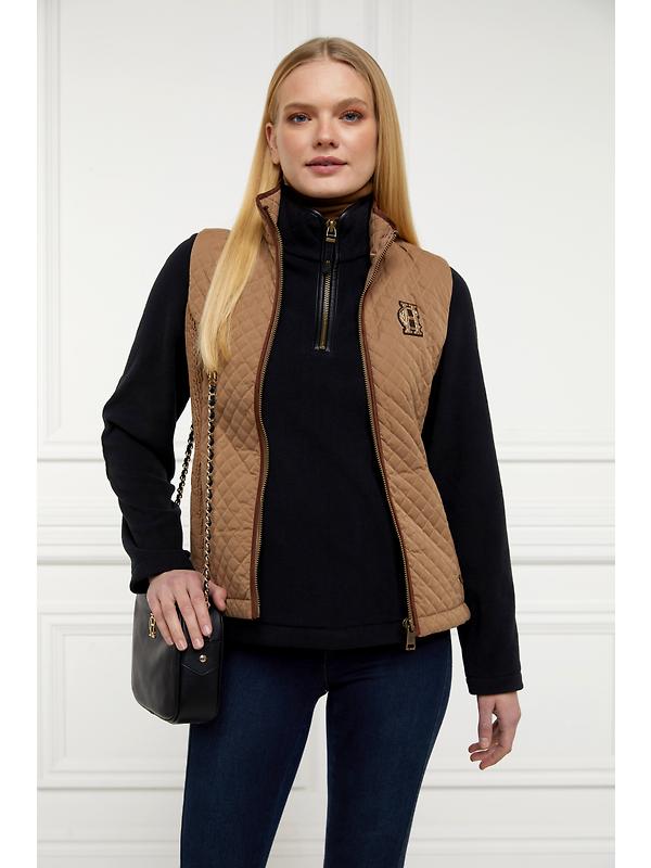 Holland Cooper Women's Country Fleece Quarter Zip - Black Image 5