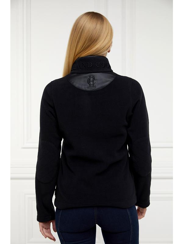 Holland Cooper Women's Country Fleece Quarter Zip - Black Image 7