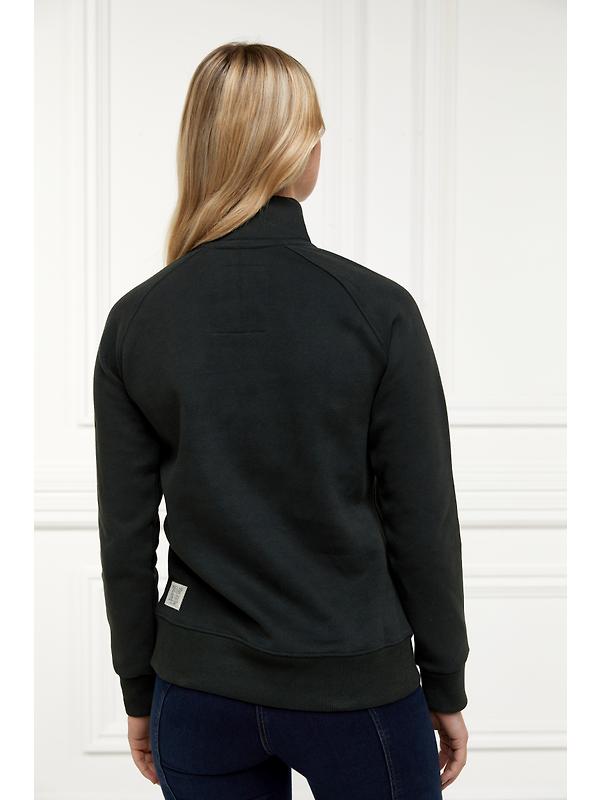 Holland Cooper Women's Sporting Heritage Zip Henley - Racing Green Image 8