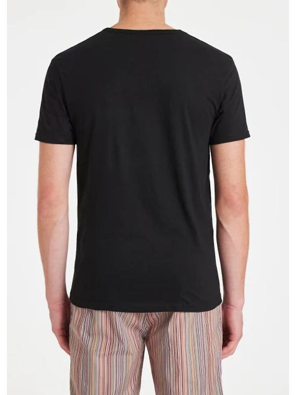 Paul Smith Men's Organic Cotton Logo 5 Pack Lounge T-Shirts - Mixed Image 3