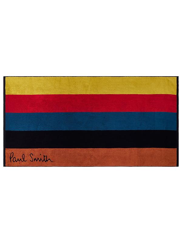 Paul Smith Men's Artist Stripe Cotton Towel - Multicolour Image 2