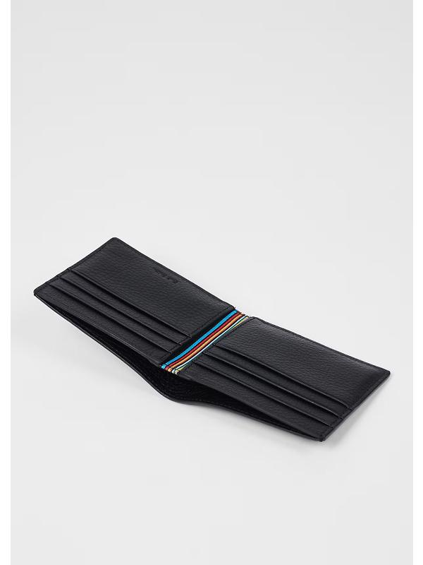 Paul Smith Men's Grained Leather Compact Billfold Wallet - Black Image 3