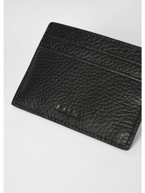 Paul Smith Men's Grained Leather Card Holder - Black Image 4