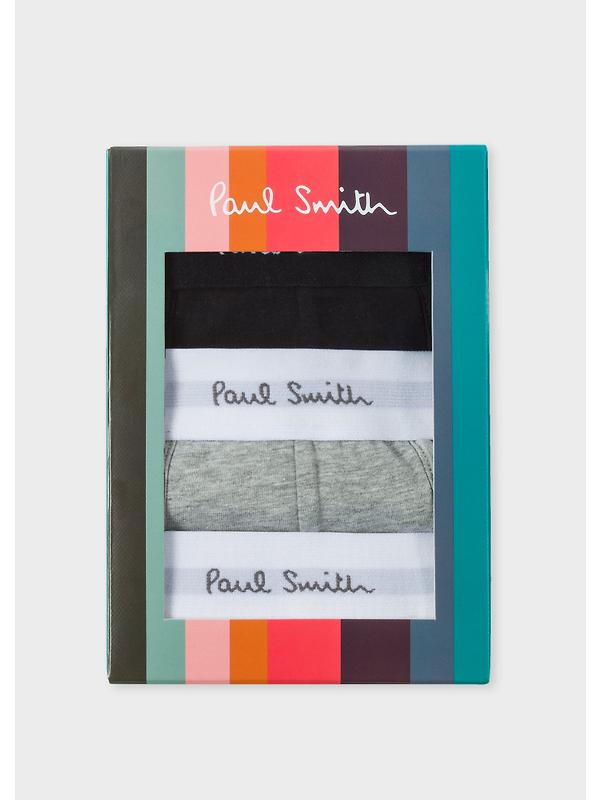 Paul Smith Men's 3 Pack Plain Mix Trunks - Multicolour Image 5