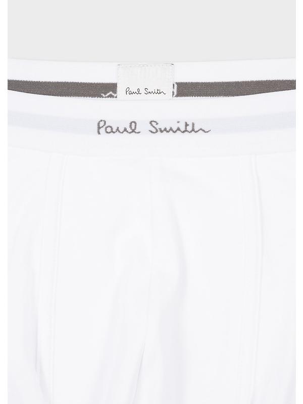 Paul Smith Men's Organic Cotton Signature Stripe 3 Pack Boxer Briefs - Multi Image 10