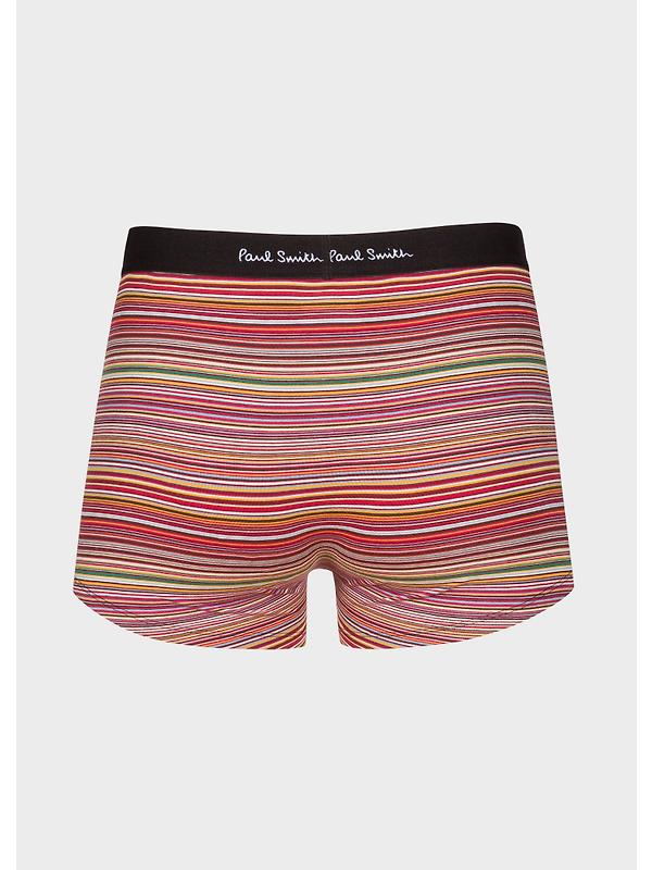 Paul Smith Men's Organic Cotton Signature Stripe 3 Pack Boxer Briefs - Multi Image 4