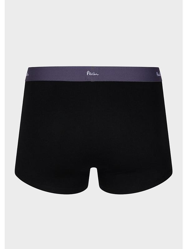 Paul Smith Men's 3 Pack Plain Mix Trunks - Black Image 3