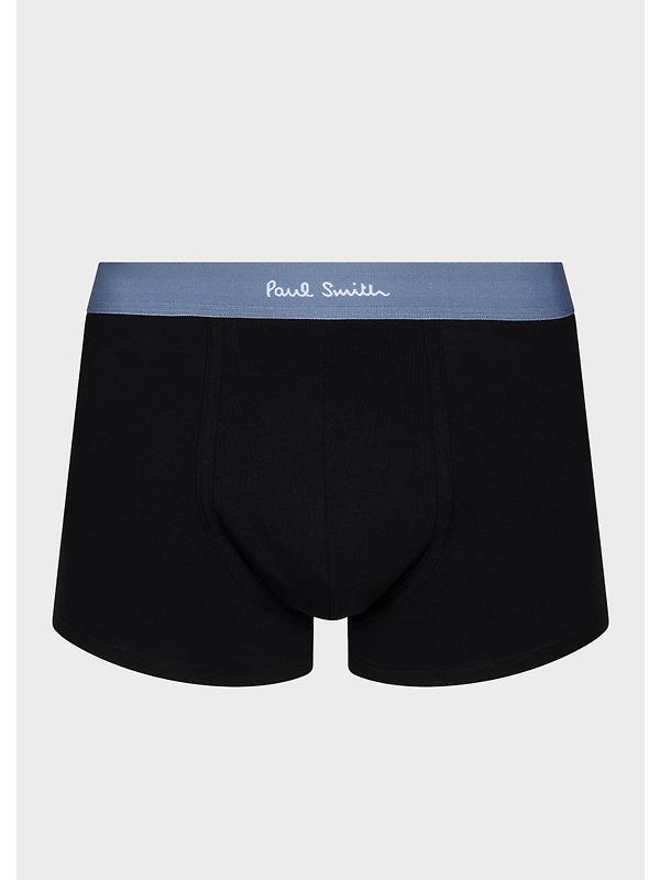 Paul Smith Men's 3 Pack Plain Mix Trunks - Black Image 4