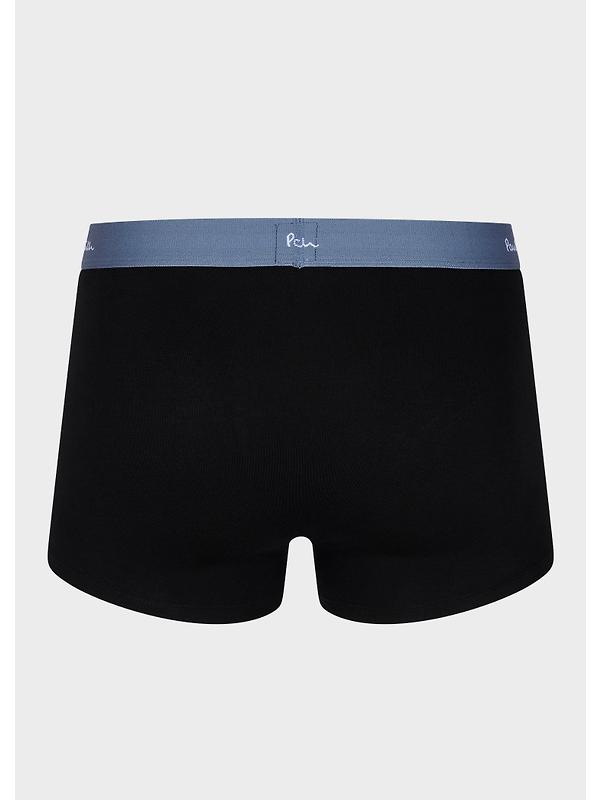 Paul Smith Men's 3 Pack Plain Mix Trunks - Black Image 5