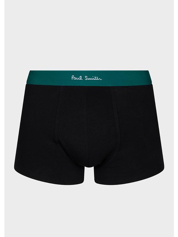 Paul Smith Men's 3 Pack Plain Mix Trunks - Black Image 6