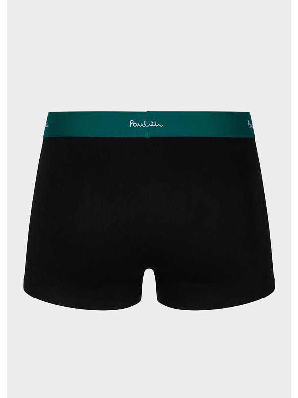 Paul Smith Men's 3 Pack Plain Mix Trunks - Black Image 7