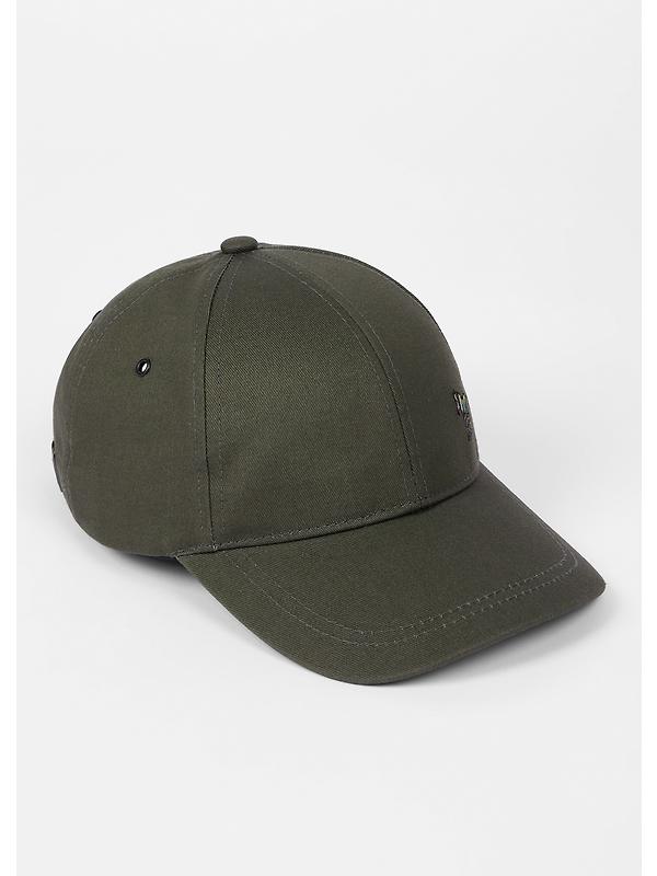 Paul Smith Men's Zebra Baseball Cap - Dark Taupe Image 2