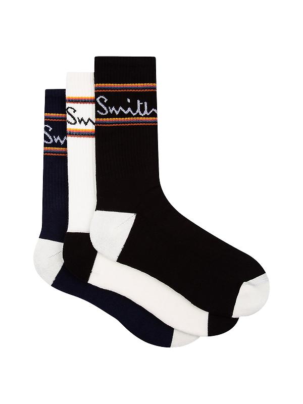 Paul Smith Men's 3 Pack Sport Socks - Mixed Image 1