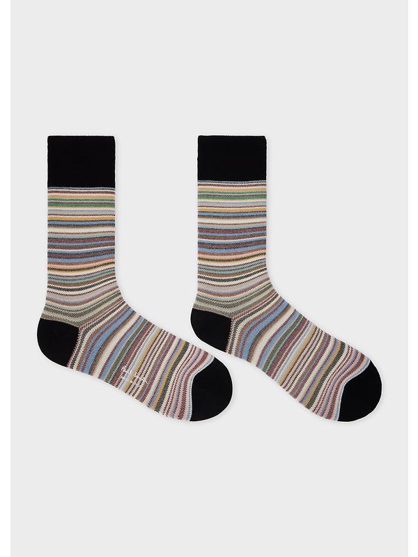 Paul Smith Men's 3 Pack Signature Socks - Mixed Image 2