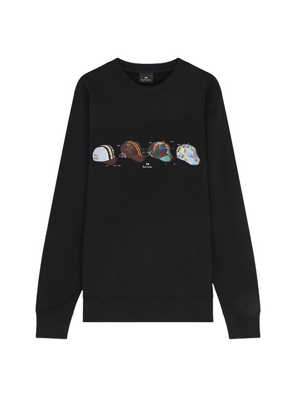 Product image of Paul Smith Men's Cycling Caps Sweatshirt - Black
