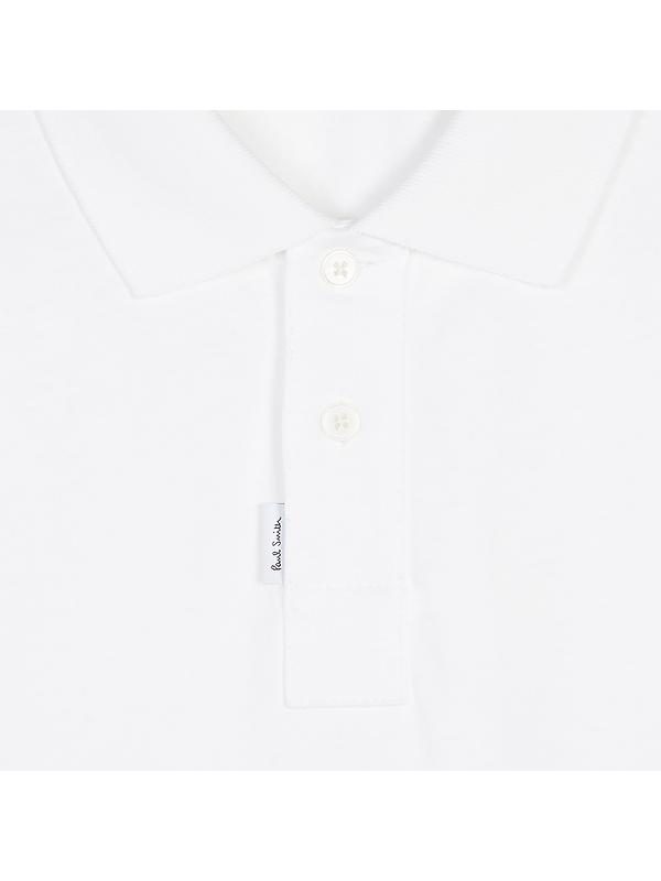 Paul Smith Men's Reg Fit Polo Shirt - White Image 3