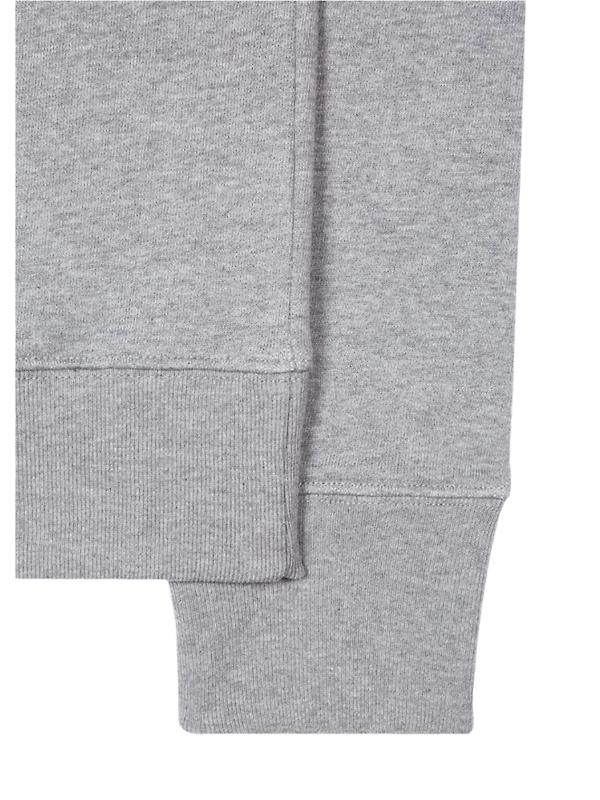 Paul Smith Men's Zebra Logo Zip-Neck Sweatshirt - Grey Marl Image 6