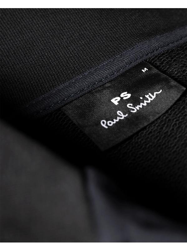 Paul Smith Men's Regular Fit Zebra Half-Zip Sweatshirt - Black Image 8