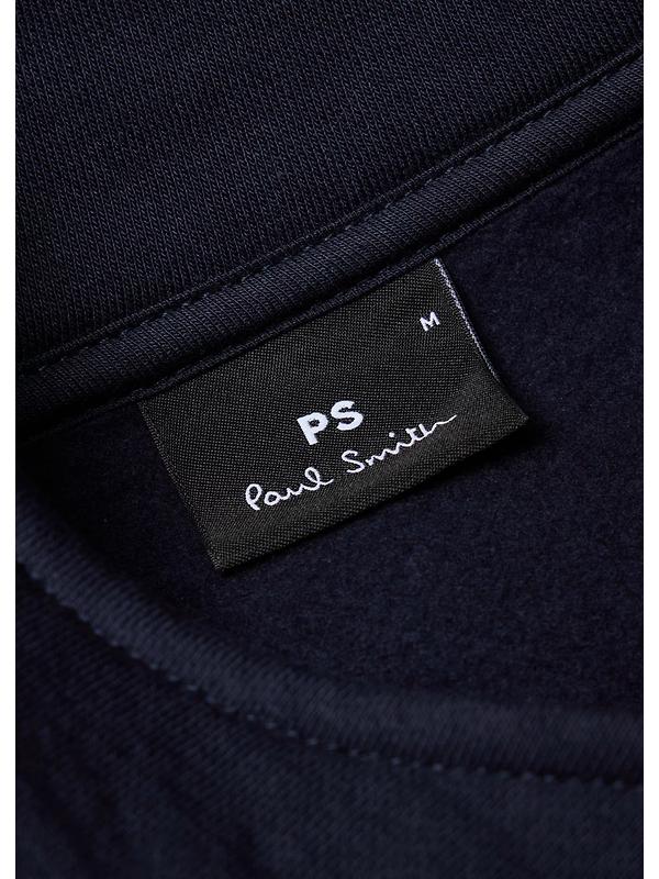 PS By Paul Smith Men's Stitch Stripe Zip Funnel Neck Sweatshirt - Navy Image 5