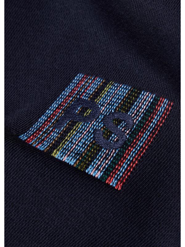 PS By Paul Smith Men's Stitch Stripe Zip Funnel Neck Sweatshirt - Navy Image 3