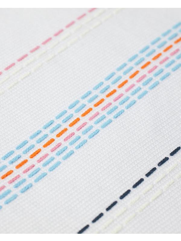 PS By Paul Smith Men's Stitch Stripe Print T-Shirt - White Image 5