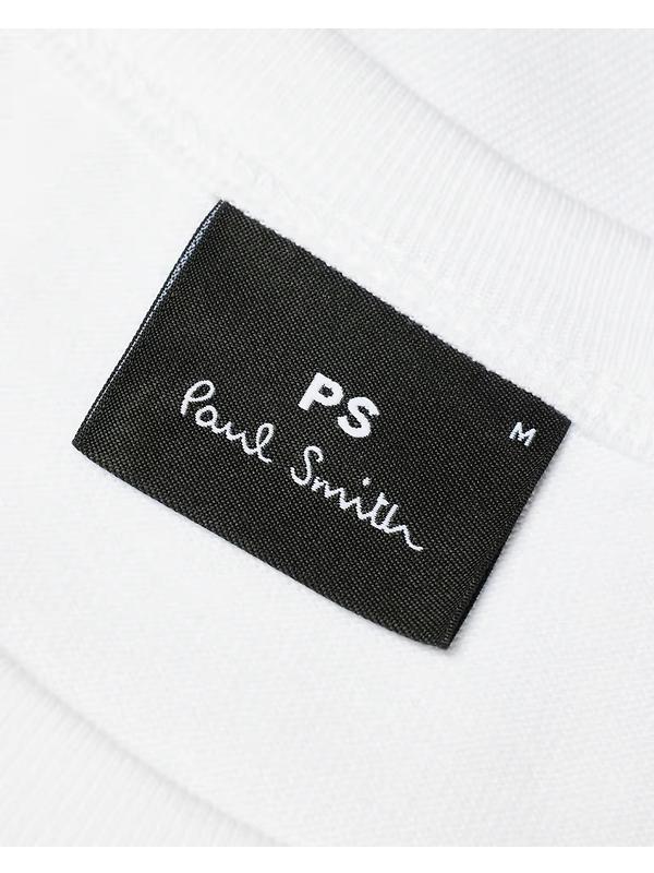 PS By Paul Smith Men's Stitch Stripe Print T-Shirt - White Image 6