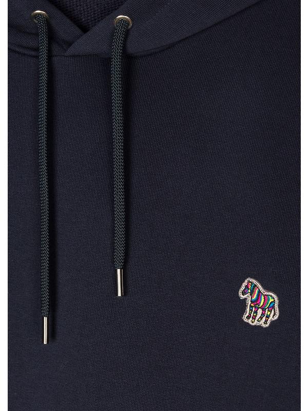 PS By Paul Smith Men's Cotton Zebra Logo Hoodie - Dark Navy Image 2