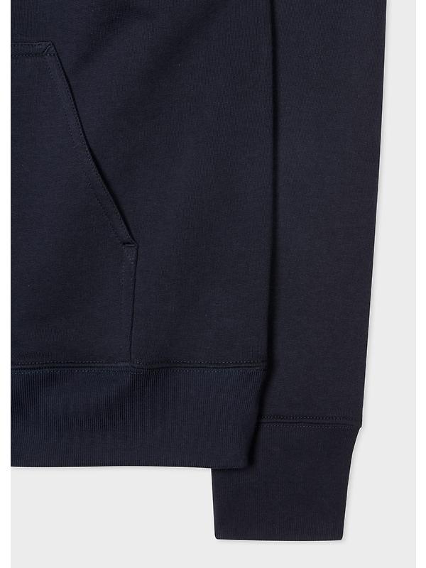 PS By Paul Smith Men's Cotton Zebra Logo Hoodie - Dark Navy Image 3