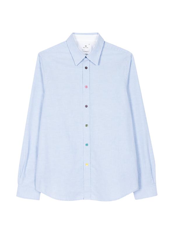 Product image of Paul Smith Men's Tailored Fit Buttons Shirt - Blue