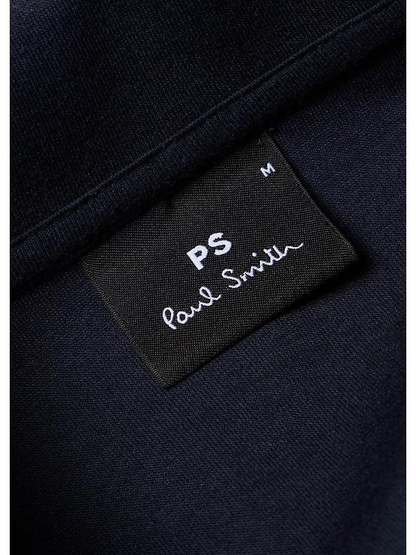 PS By Paul Smith Men's Double-Face Jersey Zip-Front Sweatshirt - Navy Image 6