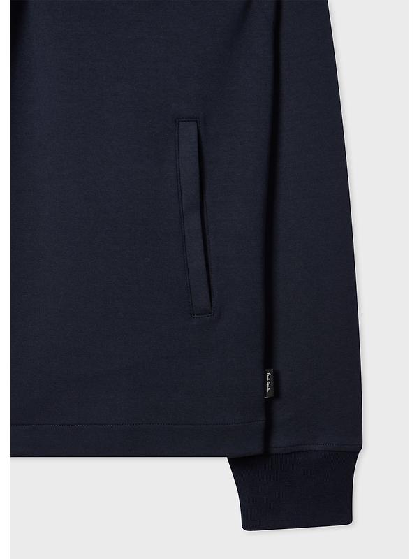 PS By Paul Smith Men's Double-Face Jersey Zip-Front Sweatshirt - Navy Image 2
