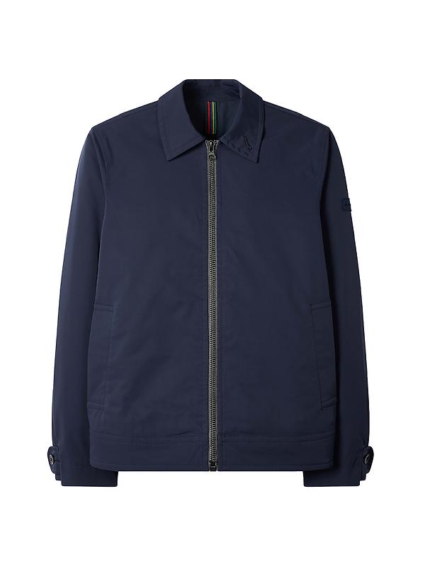 PS By Paul Smith Men's Recycled Polyester Zip Blouson Jacket - Navy Image 1