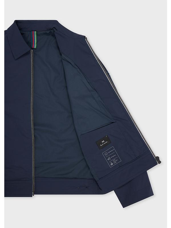 PS By Paul Smith Men's Recycled Polyester Zip Blouson Jacket - Navy Image 4