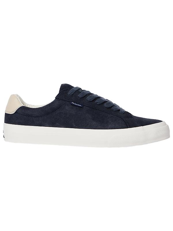 PS By Paul Smith Men's Leather Amos Trainers - Very Dark Navy Image 1