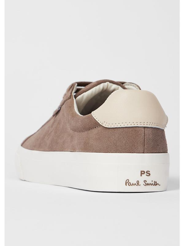 PS By Paul Smith Men's Leather Amos Trainers - Sand Image 3
