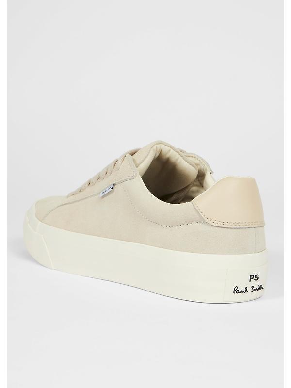 PS By Paul Smith Men's Leather Amos Trainers - Off White Image 2