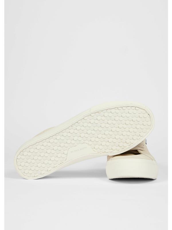 PS By Paul Smith Men's Leather Amos Trainers - Off White Image 3