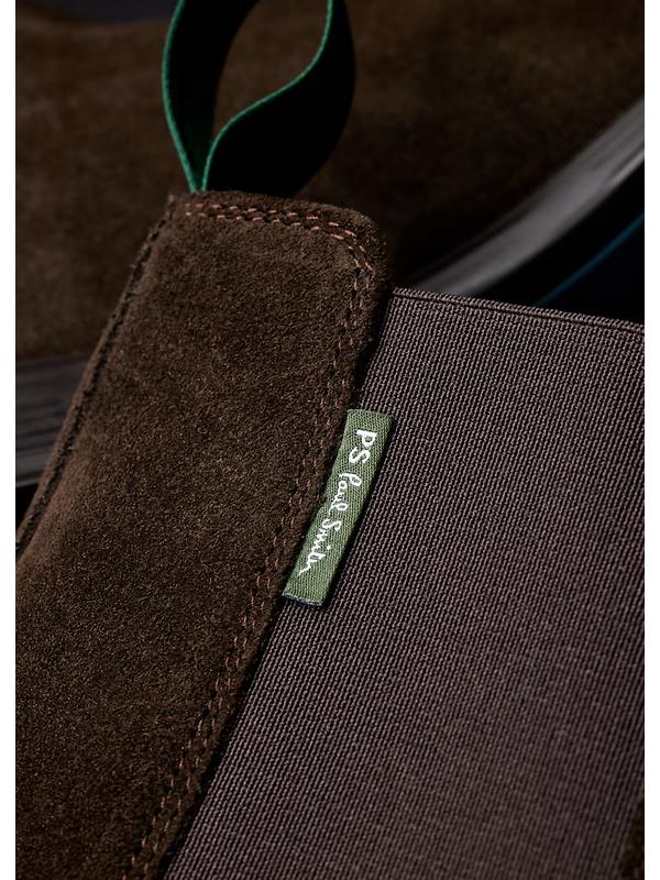 PS By Paul Smith Men's Augustus Chelsea Boots - Dark Brown Suede Image 9