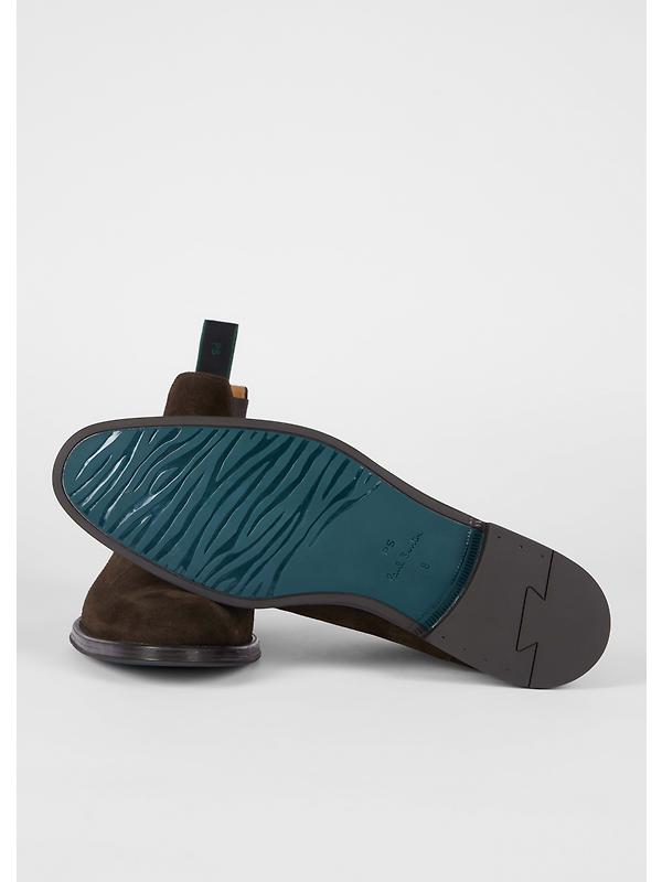 PS By Paul Smith Men's Augustus Chelsea Boots - Dark Brown Suede Image 2