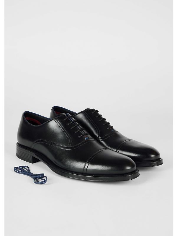 Paul Smith Men's Leather Timothy Shoes - Black Image 4