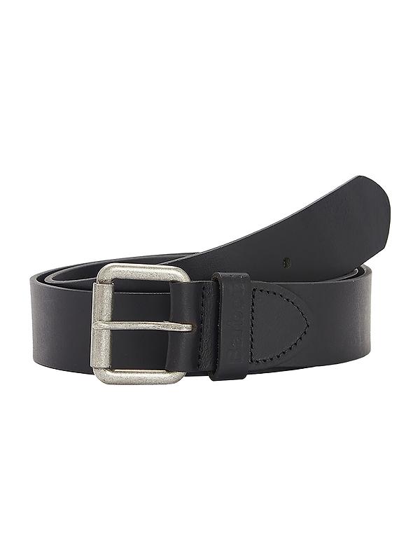 Barbour Men's Allanton Leather Belt - Black Product Image