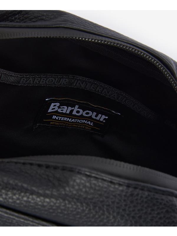 Barbour International Men's Blackwall Washbag - Black Image 5