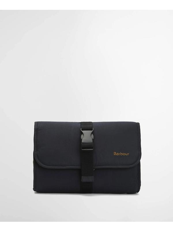 Barbour Men's Transport Hanging Washbag - Navy Image 7